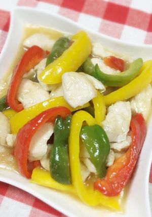 サッパリ♬鶏胸肉と彩り野菜の洋風あんかけ-レシピのメイン写真