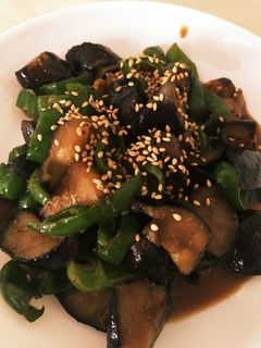 お肉なし★ナスとピーマンの味噌炒め-レシピのメイン写真