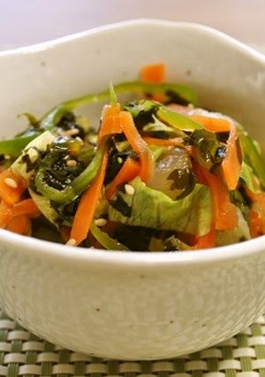 残り野菜でわかめ和え-レシピのメイン写真