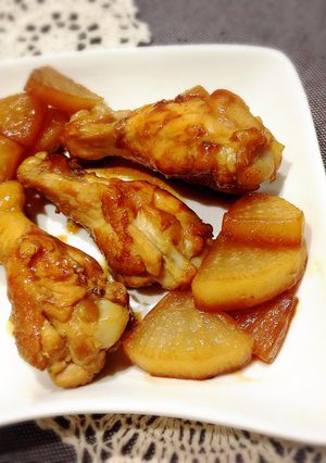 黒酢ドリンクで*鶏肉と大根の煮物-レシピのメイン写真