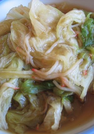 レタスの煮びたし～あっさり和風味～-レシピのメイン写真