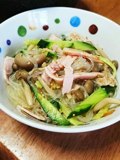 簡単!美味しい!春雨サラダ-レシピのメイン写真