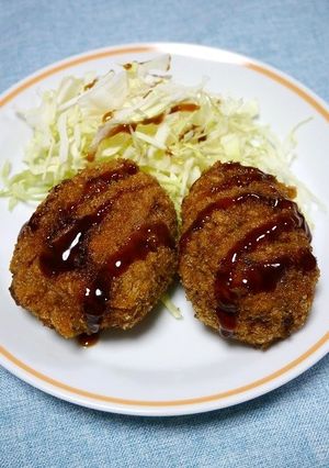 簡単！ハンバーグメンチカツ-レシピのメイン写真