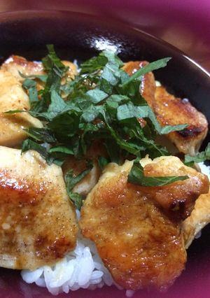 うまっっ!!鶏むね肉のレモンだれ丼-レシピのメイン写真