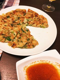 簡単、お好み焼きの粉でネギ焼。-レシピのメイン写真