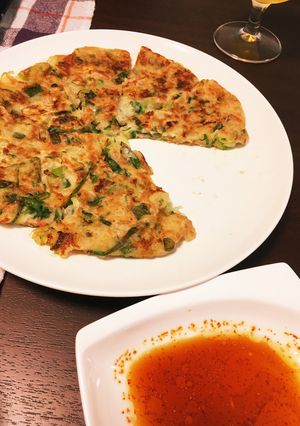 簡単、お好み焼きの粉でネギ焼。-レシピのメイン写真
