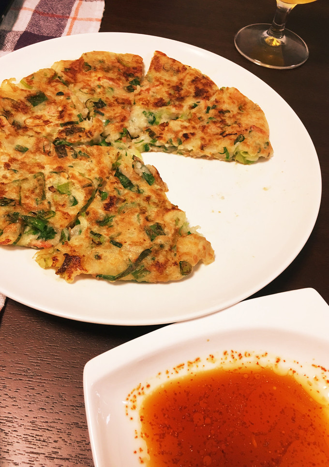 簡単、お好み焼きの粉でネギ焼。-レシピのメイン写真