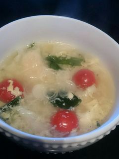 プチトマトとワンタンのスープ☆-レシピのメイン写真