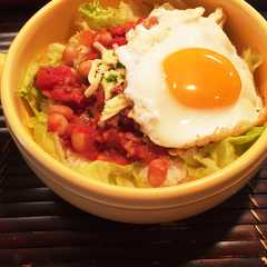 รูปของ お肉少な目♡ ヘルシータコライス