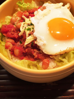 お肉少な目♡ ヘルシータコライス-レシピのメイン写真
