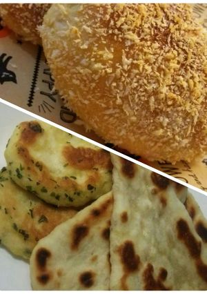 ☆HBで簡単モチモチナン&カレーパン☆-レシピのメイン写真