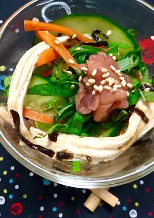 時短！鶏肉きゅうり人参で「とりあえ酢」♬-レシピのメイン写真