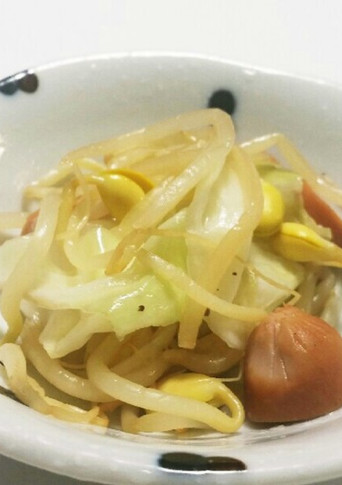 大豆もやしとキャベツ炒め-レシピのメイン写真