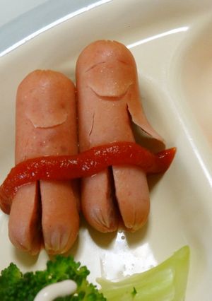 お昼寝☆ソーセー人-レシピのメイン写真
