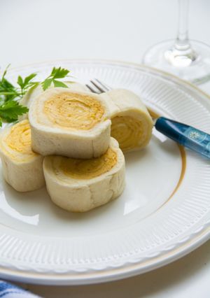 厚焼き卵のロールサンド-レシピのメイン写真