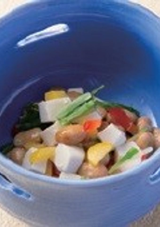 豆腐と納豆のわさびのりソース-レシピのメイン写真