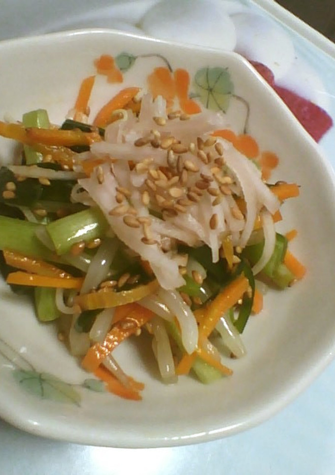 酢しょうがと三色野菜の中華サラダ風-レシピのメイン写真