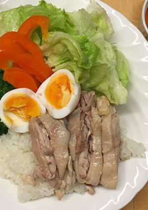 【簡単ランチ】カオマンガイ-レシピのメイン写真