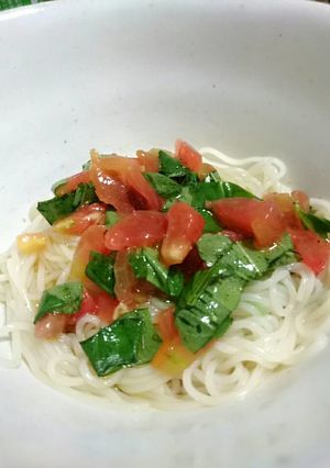 素麺de冷製トマト-レシピのメイン写真
