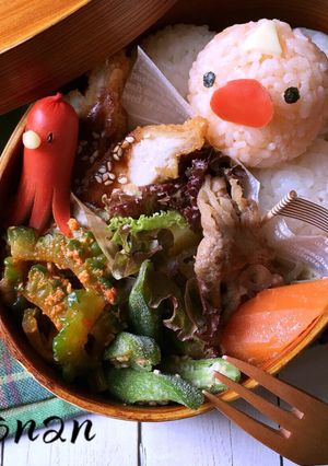 大人キャラ弁 ポケモンGO ビードル弁当-レシピのメイン写真
