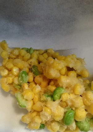 とうもろこしとアスパラのかき揚げ-レシピのメイン写真
