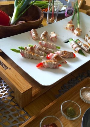 野菜の豚バラ肉巻き/テーブルグリルピュア-レシピのメイン写真