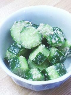 即席♪ きゅうりの昆布茶漬け-レシピのメイン写真