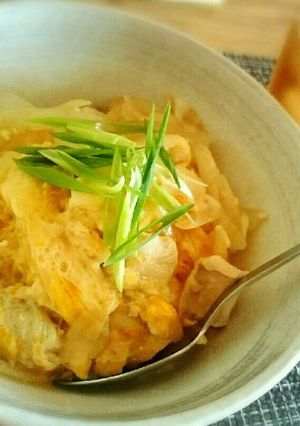 ランチに是非♪柚子胡椒香る大人親子丼♪♪-レシピのメイン写真