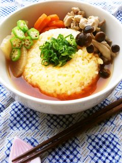 夏の食欲減退にはコレ★ 冷やし雑炊-レシピのメイン写真