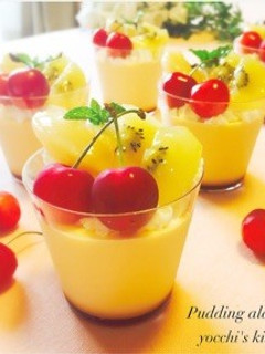 火を使わない!ゼラチンのぷるぷるプリン-レシピのメイン写真