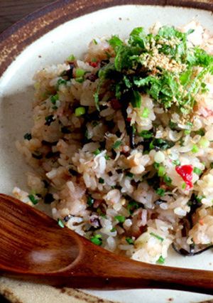 ごま風味 梅じゃこ炒飯-レシピのメイン写真