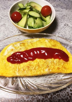 カレー風味の簡単オムライス-レシピのメイン写真