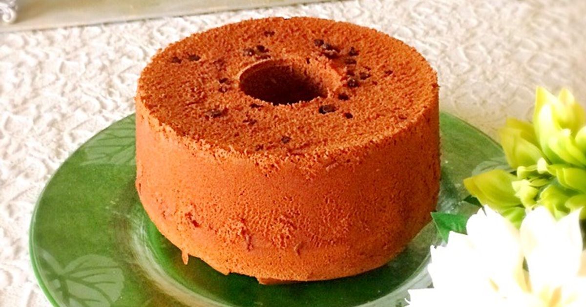 夏に爽やかチョコミントシフォンケーキ♪ by 72rose 【クックパッド