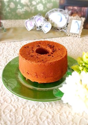 夏に爽やかチョコミントシフォンケーキ♪-レシピのメイン写真