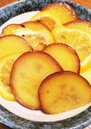 レモンがメインのさつまいも煮込み-レシピのメイン写真