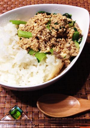 煮魚リメイク そぼろ丼-レシピのメイン写真