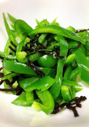 とーっても簡単 ピーマンの塩昆布-レシピのメイン写真