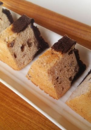 ブラックチェリーとココアのシフォンケーキ-レシピのメイン写真