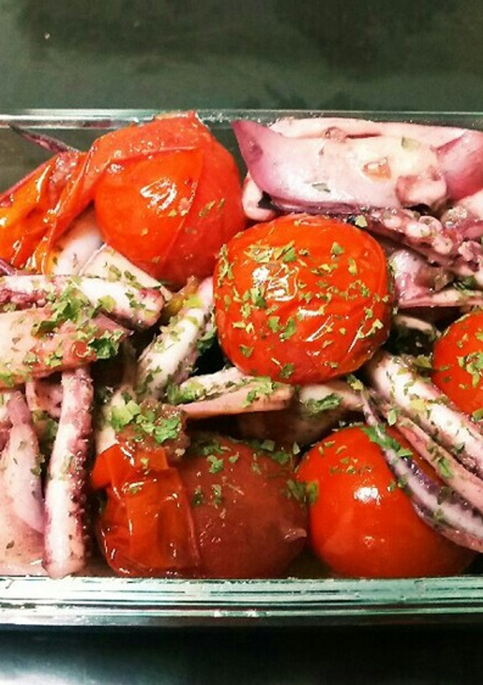 トマトとイカのイタリアン炒め-レシピのメイン写真