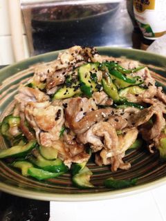 豚肉ときゅうりのさっぱりオイスター炒め-レシピのメイン写真