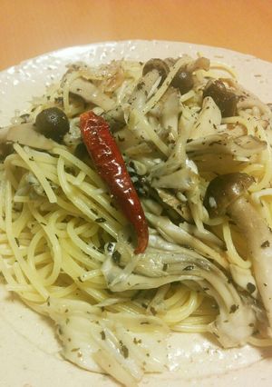 きのこのパスタ バジル風味-レシピのメイン写真