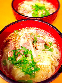 鴨南蛮うどん-レシピのメイン写真