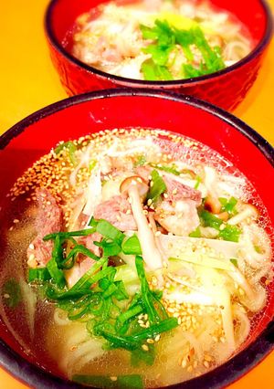 鴨南蛮うどん-レシピのメイン写真
