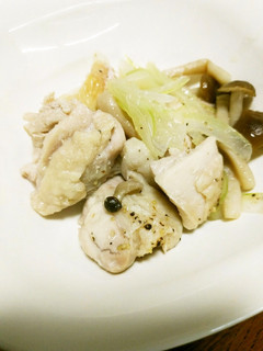 時短!電子レンジでチン♪鶏もも肉の酒蒸し-レシピのメイン写真