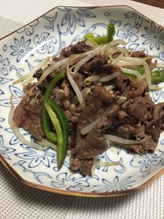 牛肉ともやしの味噌炒め-レシピのメイン写真