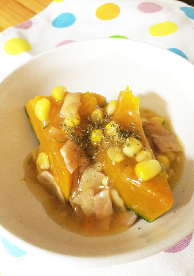 簡単！かぼちゃの煮物☆洋風あんかけ-レシピのメイン写真