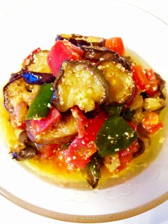 夏野菜のチーズマリネ*茄子トマトピーマン-レシピのメイン写真