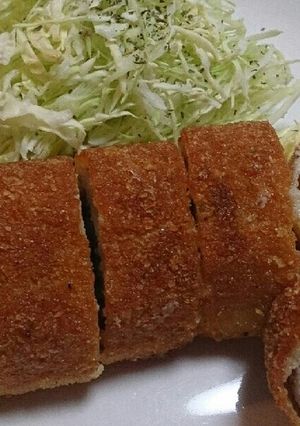 くるくるロールカツ豚バラスライスで簡単!-レシピのメイン写真