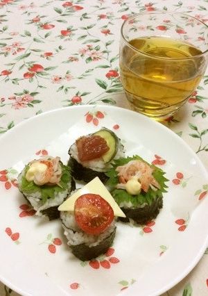 プチ贅沢気分♪にぎらずし-レシピのメイン写真