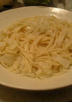 キャベツだけ！のチーズクリームパスタ-レシピのメイン写真